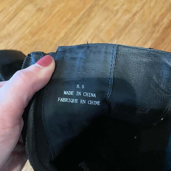 Jeffery Campbell Black Croc Boots - Picture 6 of 7